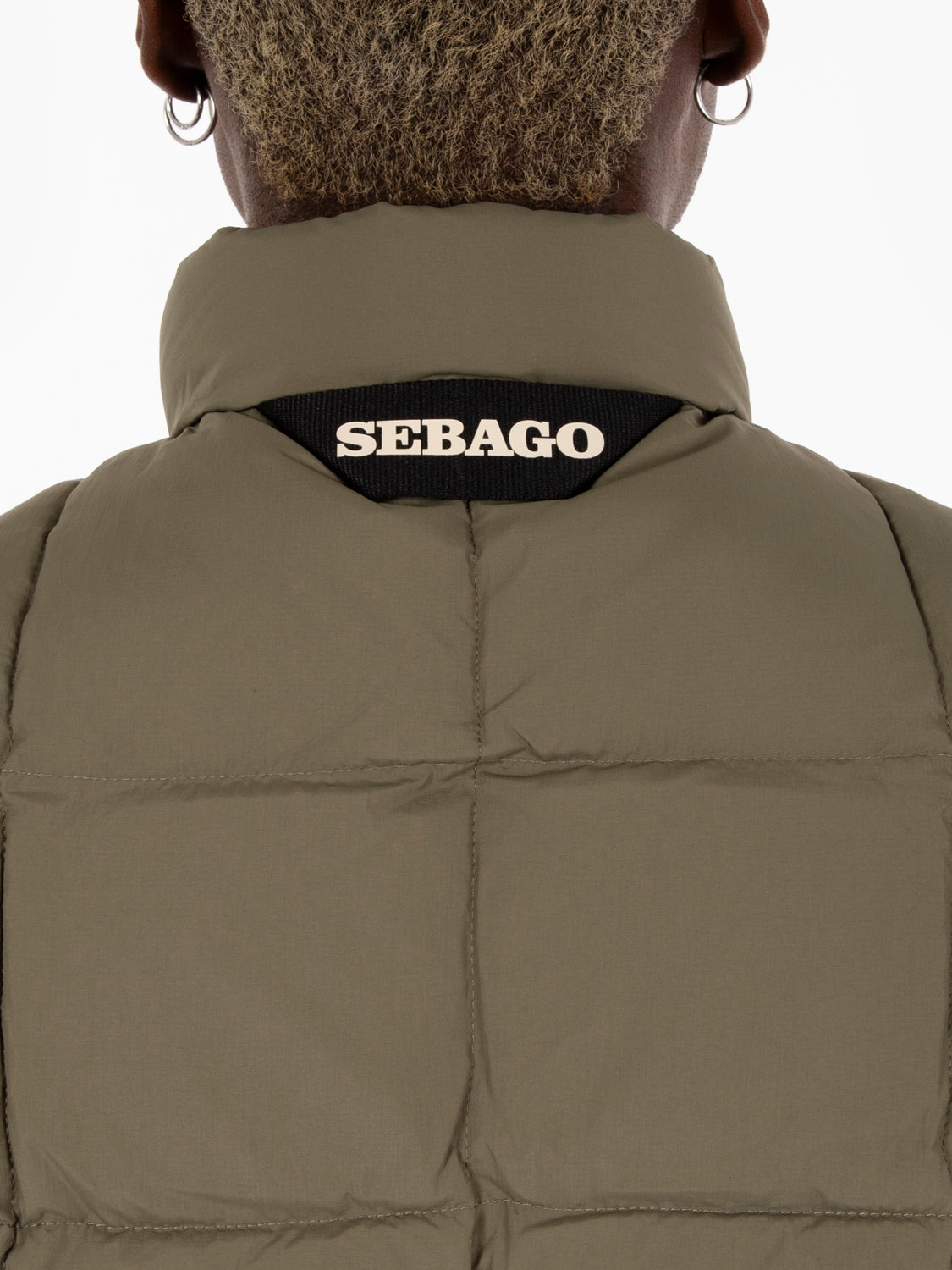 Green Quilted Padded Vest