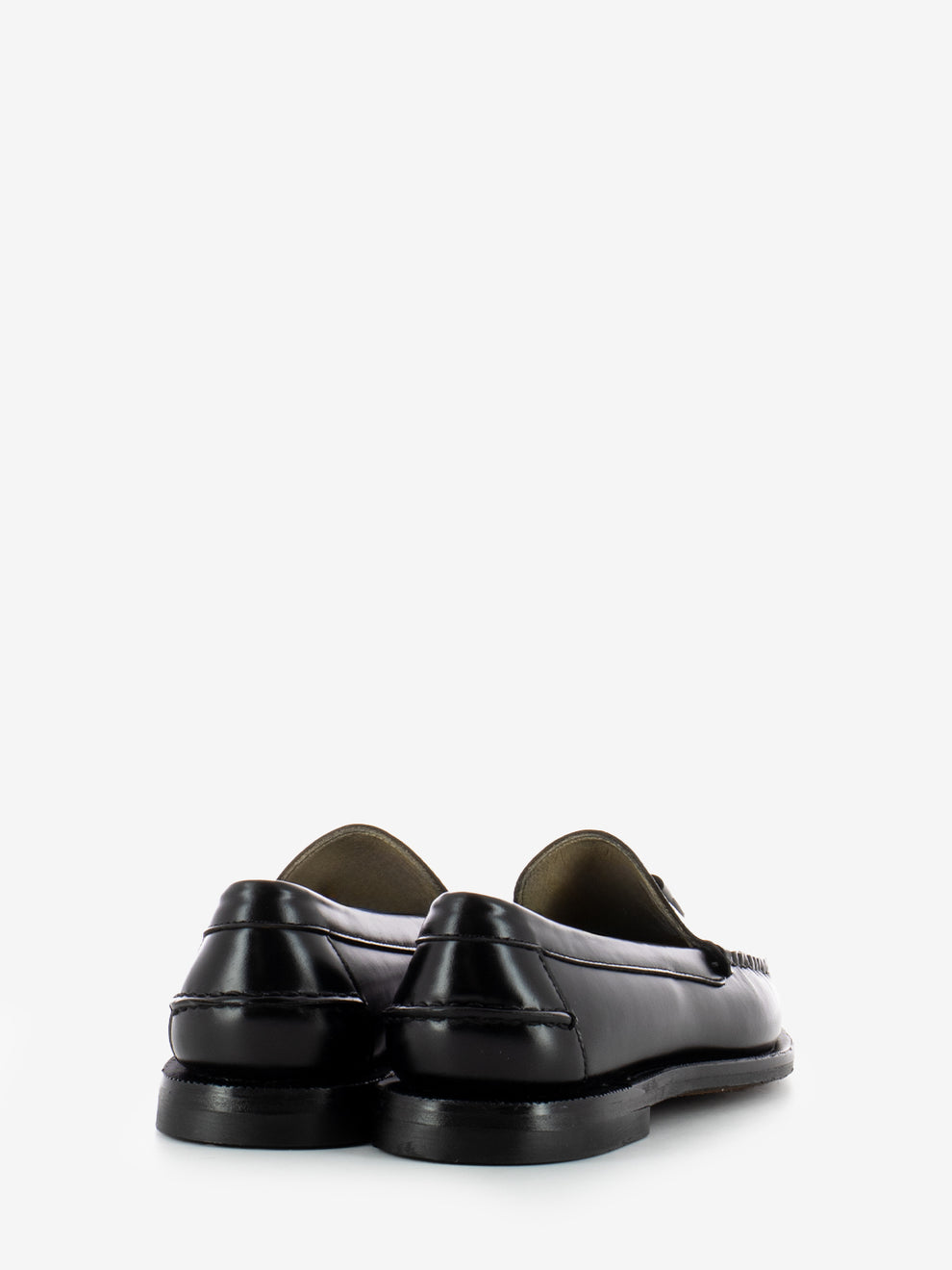 Mocassini Dan Lug con nappine black
