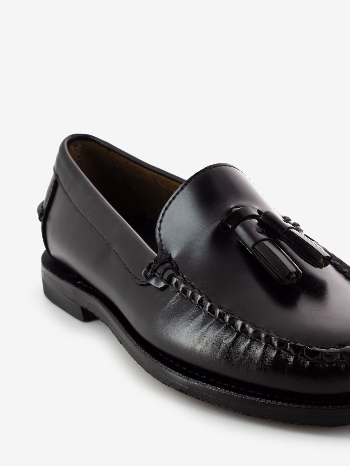 Mocassini Dan Lug con nappine black