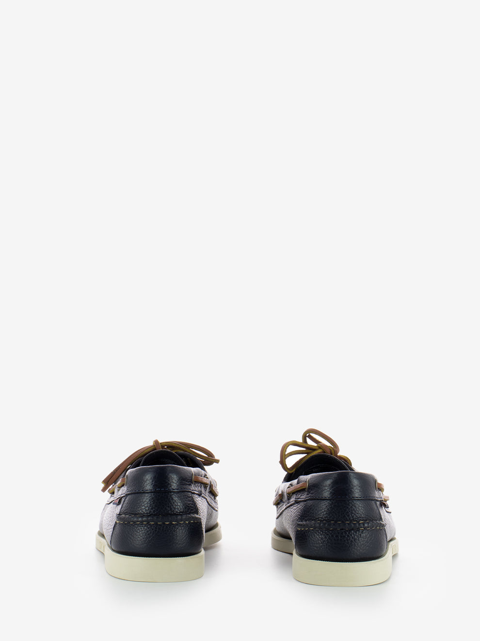 Portland Hammered Navy Blue Moccasins