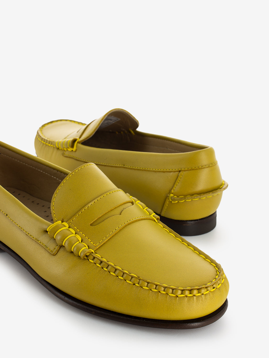 W Danielle Pop Moccasins Yellow Mimosa