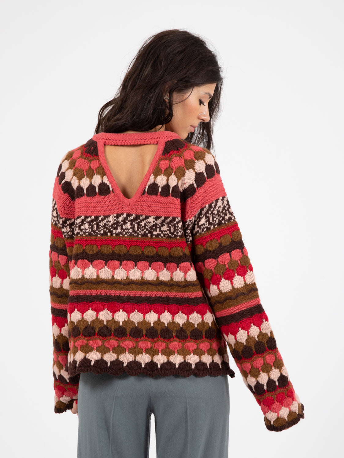 Maglione Monday jaquard multicolor