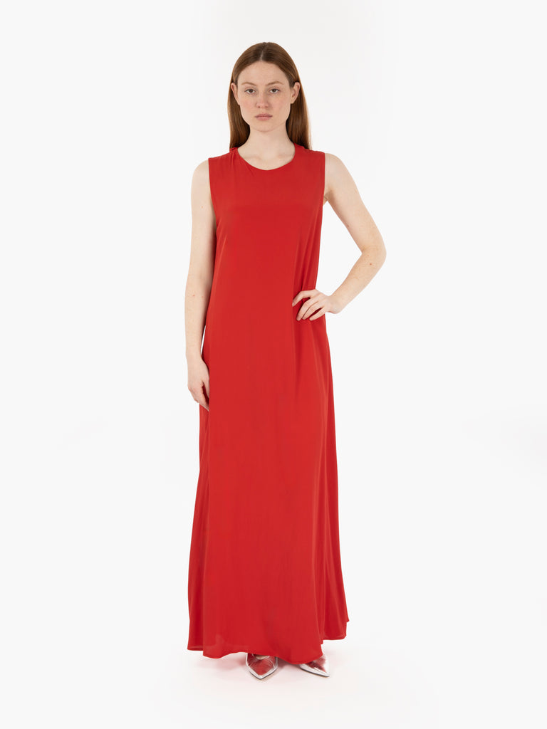SEMICOUTURE - Abito lungo Nerea paprika