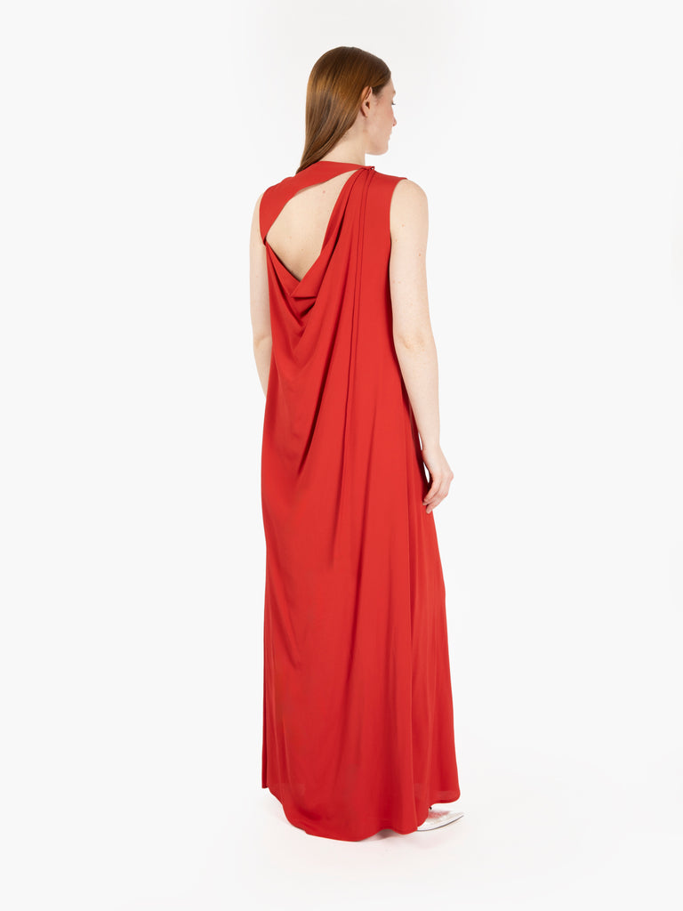 SEMICOUTURE - Abito lungo Nerea paprika