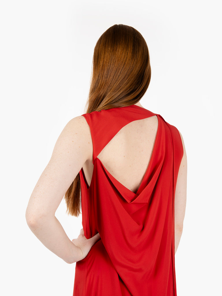 SEMICOUTURE - Abito lungo Nerea paprika