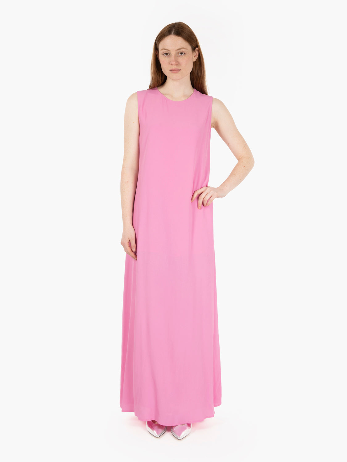 Long dress Nerea peony