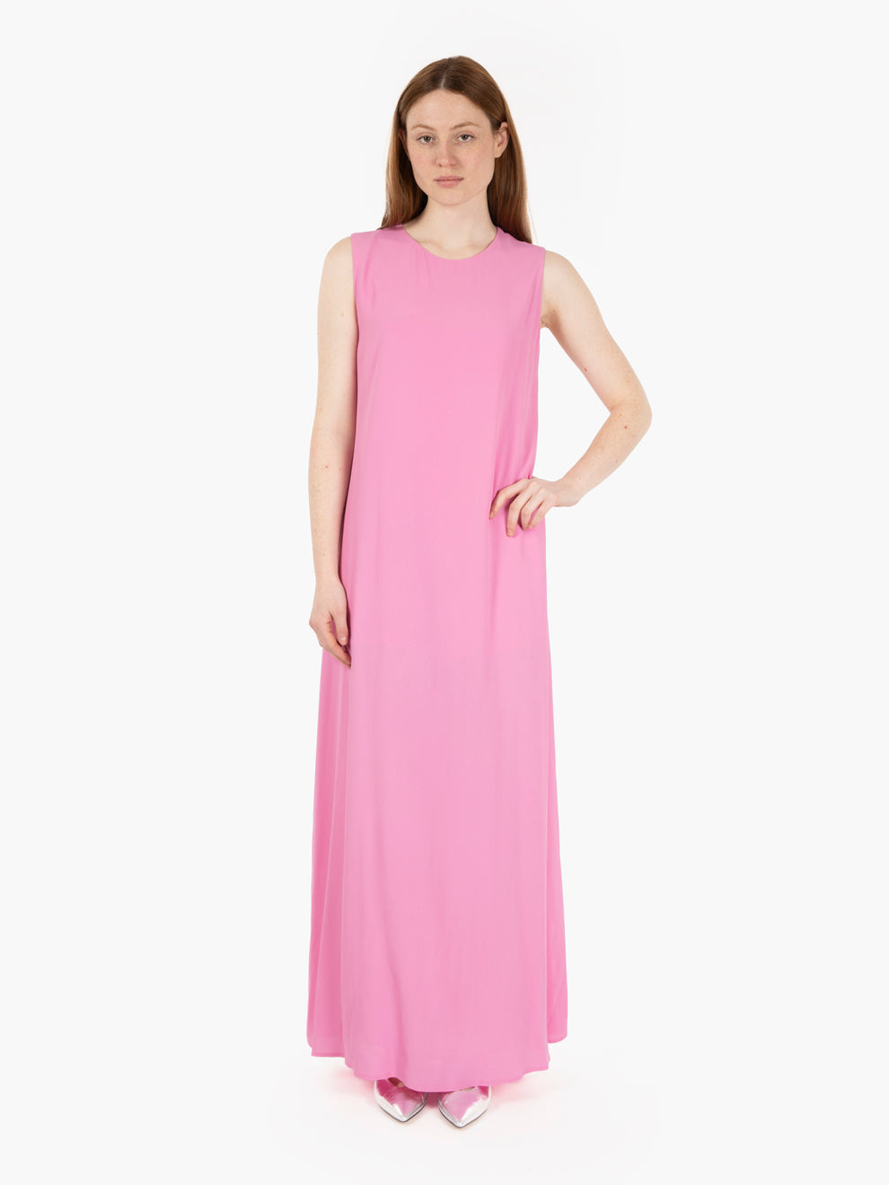 Long dress Nerea peony