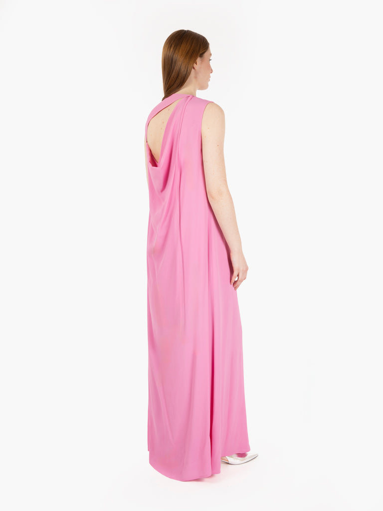 SEMICOUTURE - Abito lungo Nerea peonia