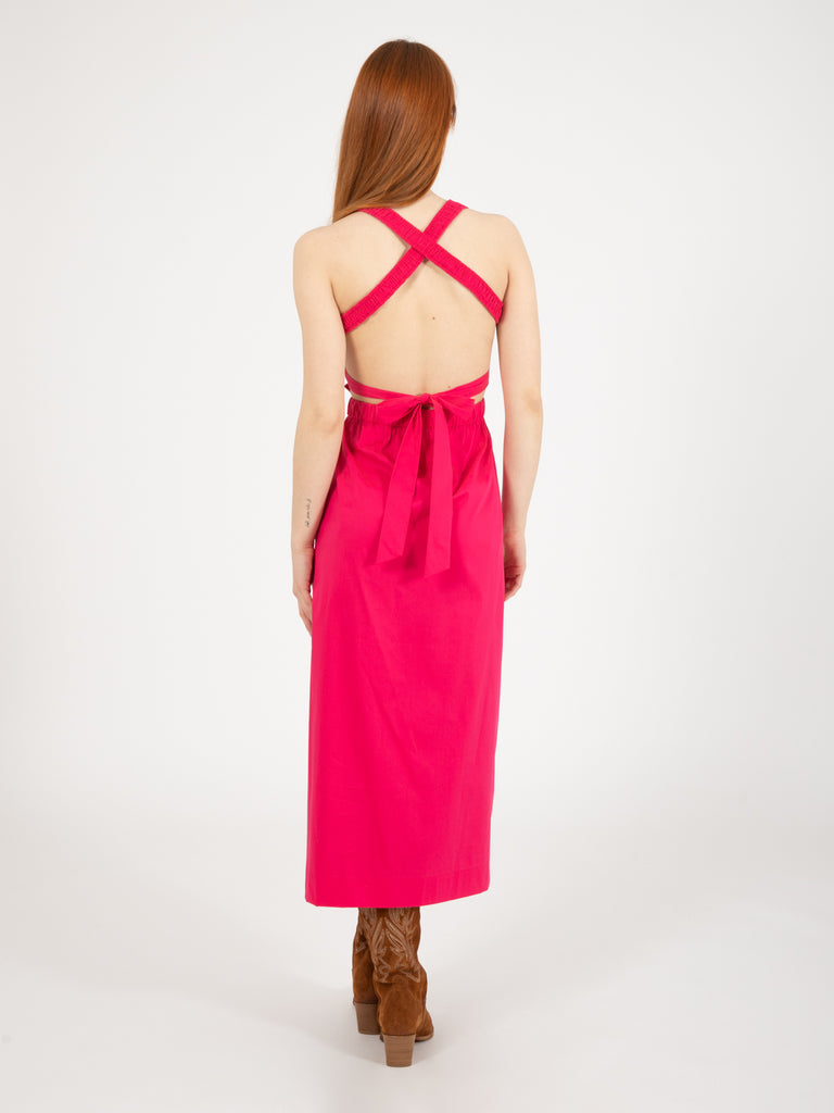SEMICOUTURE - Abito midi Meaghan bacca