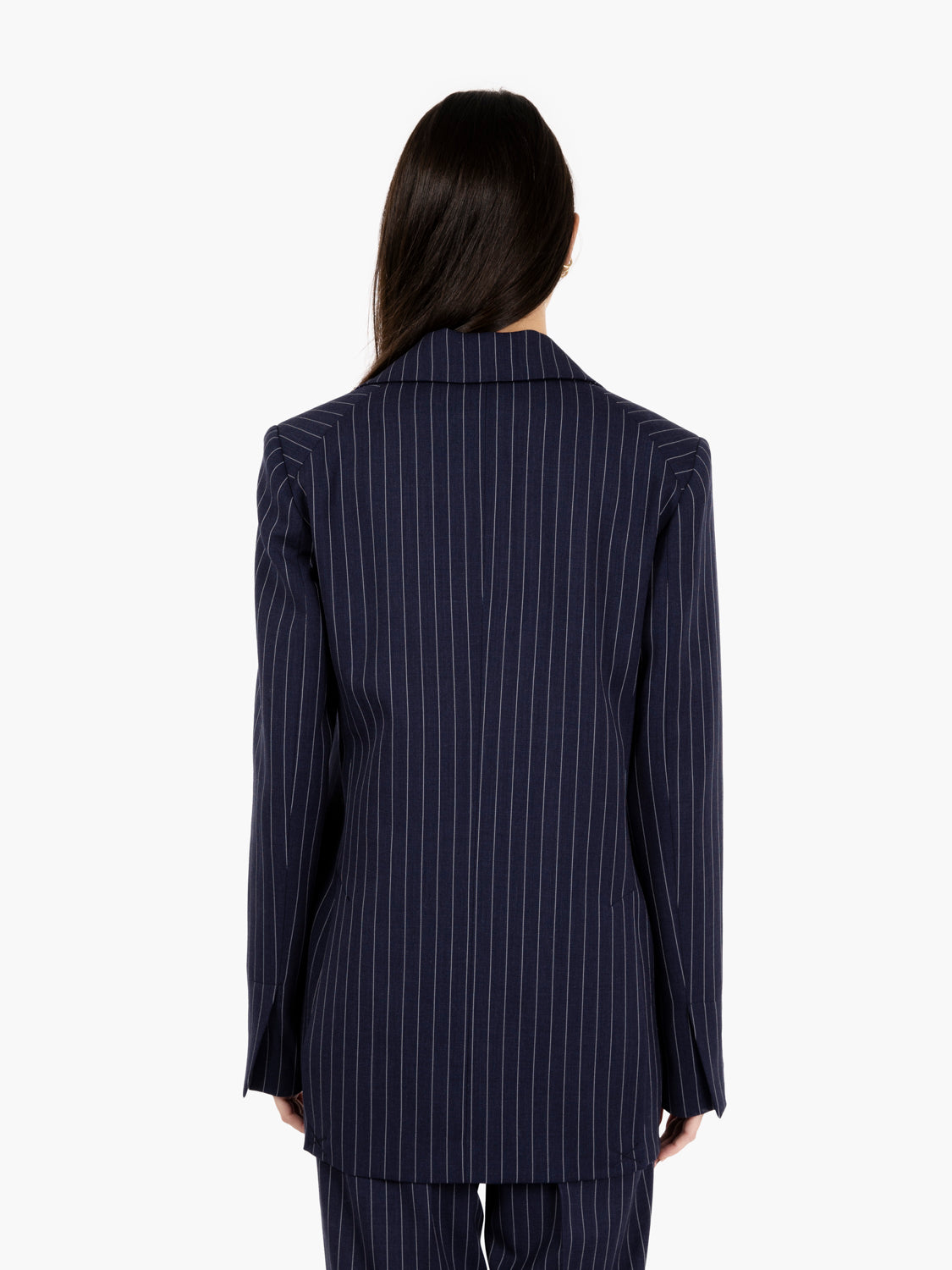 Blazer Ebony gessato midnight / panna