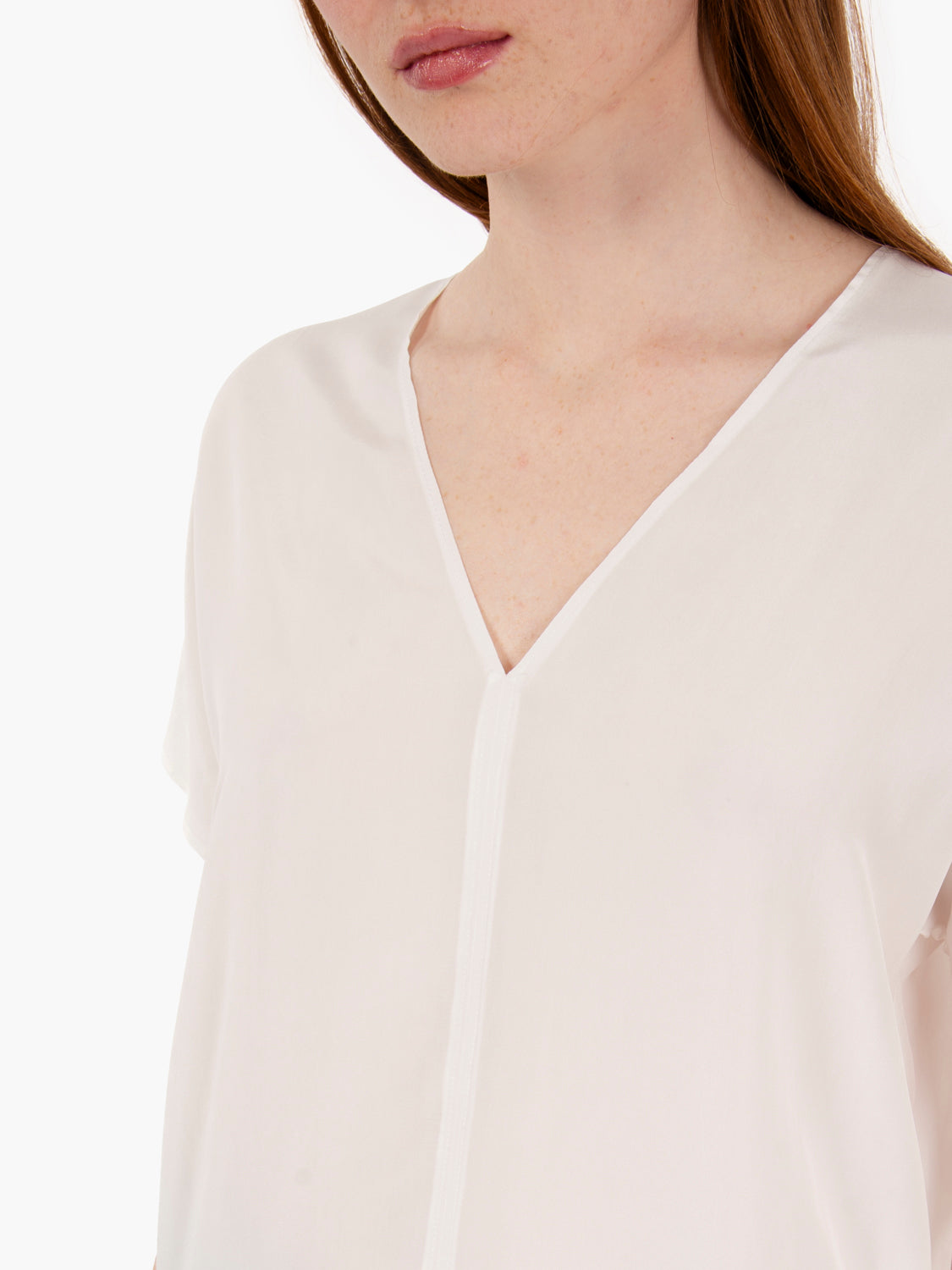 Blusa Habutay enzimata latte