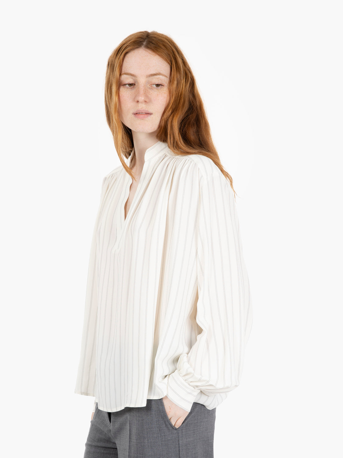 Margherita blouse white / black