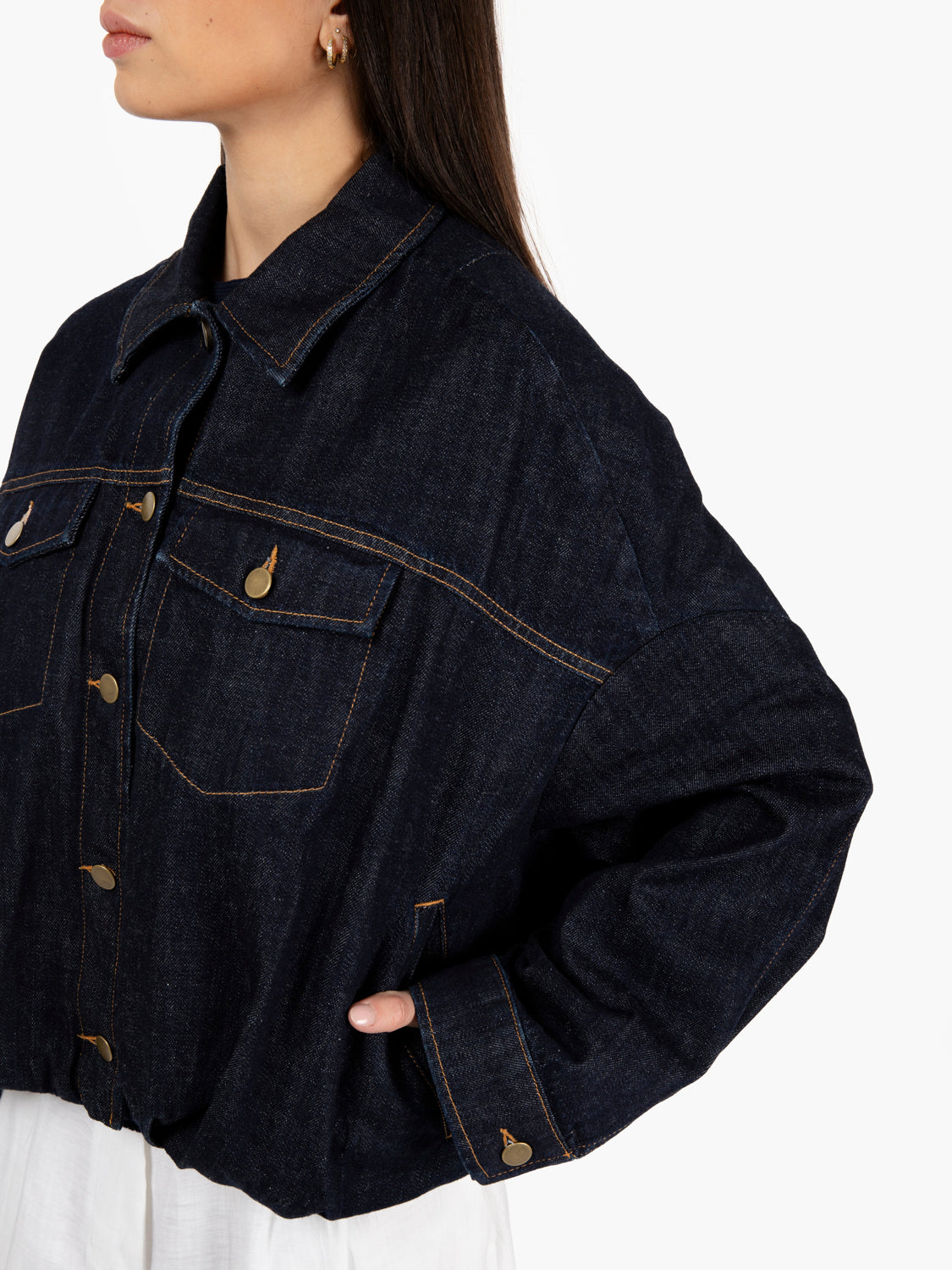 Bomber Yves dark stone wash