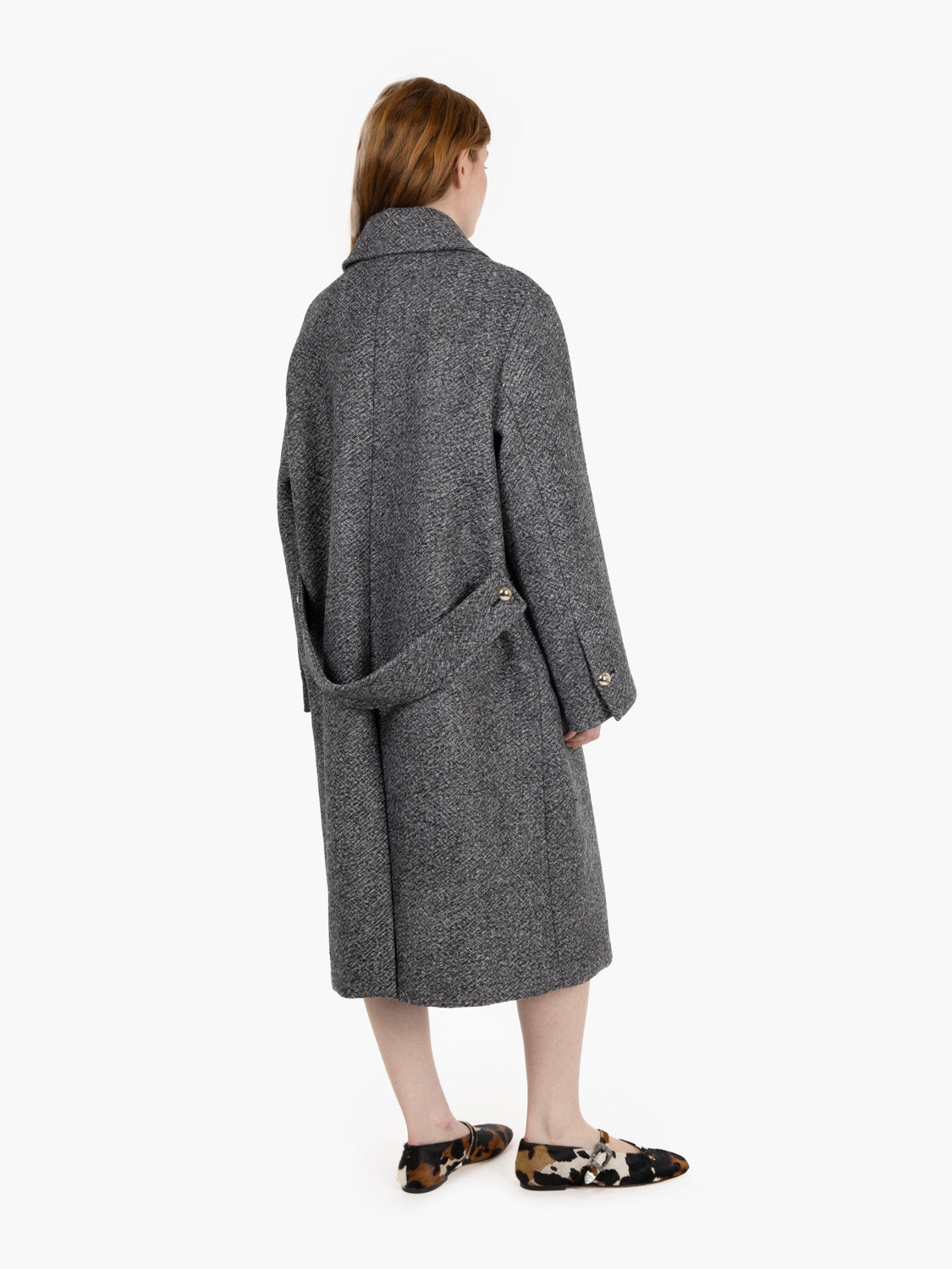 Leandre grey overcoat