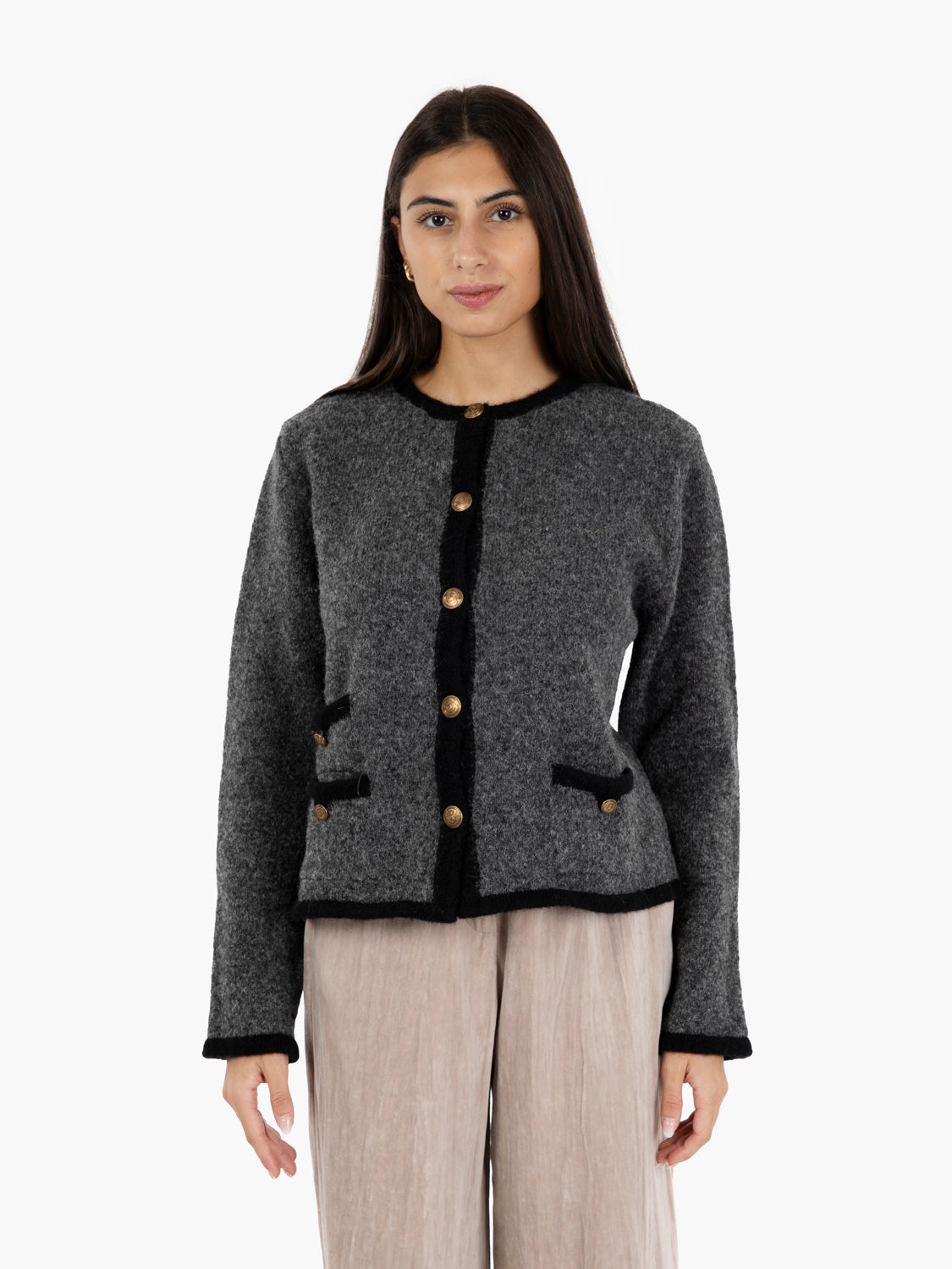 Chanel Dulcinea grey cardigan