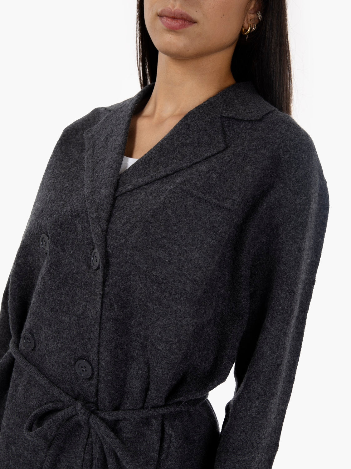 Graciana anthracite knitted jacket