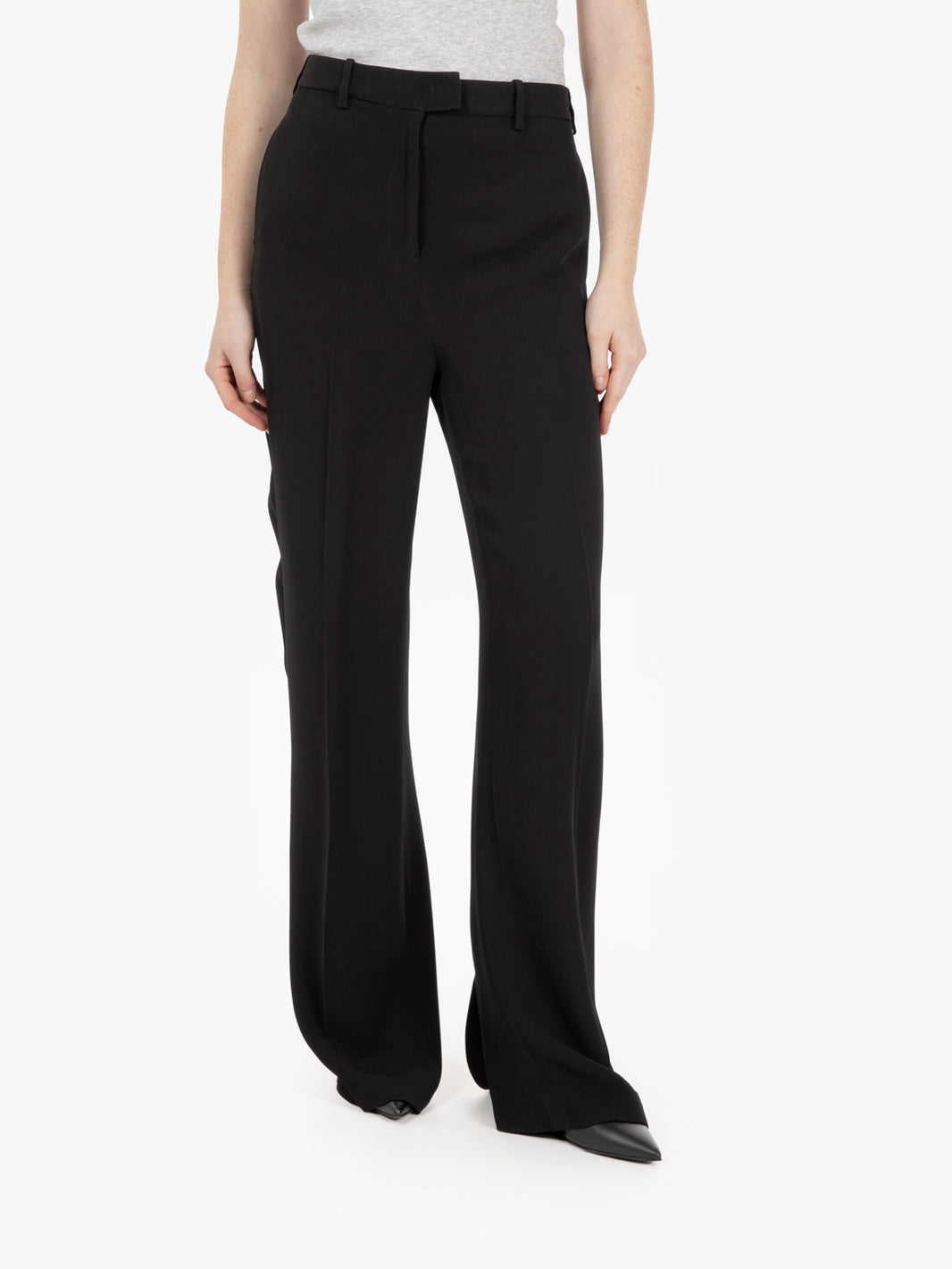Isabel wide trousers in black