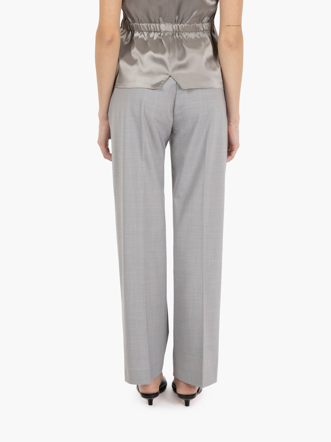 Pantaloni Damienn pearl grey