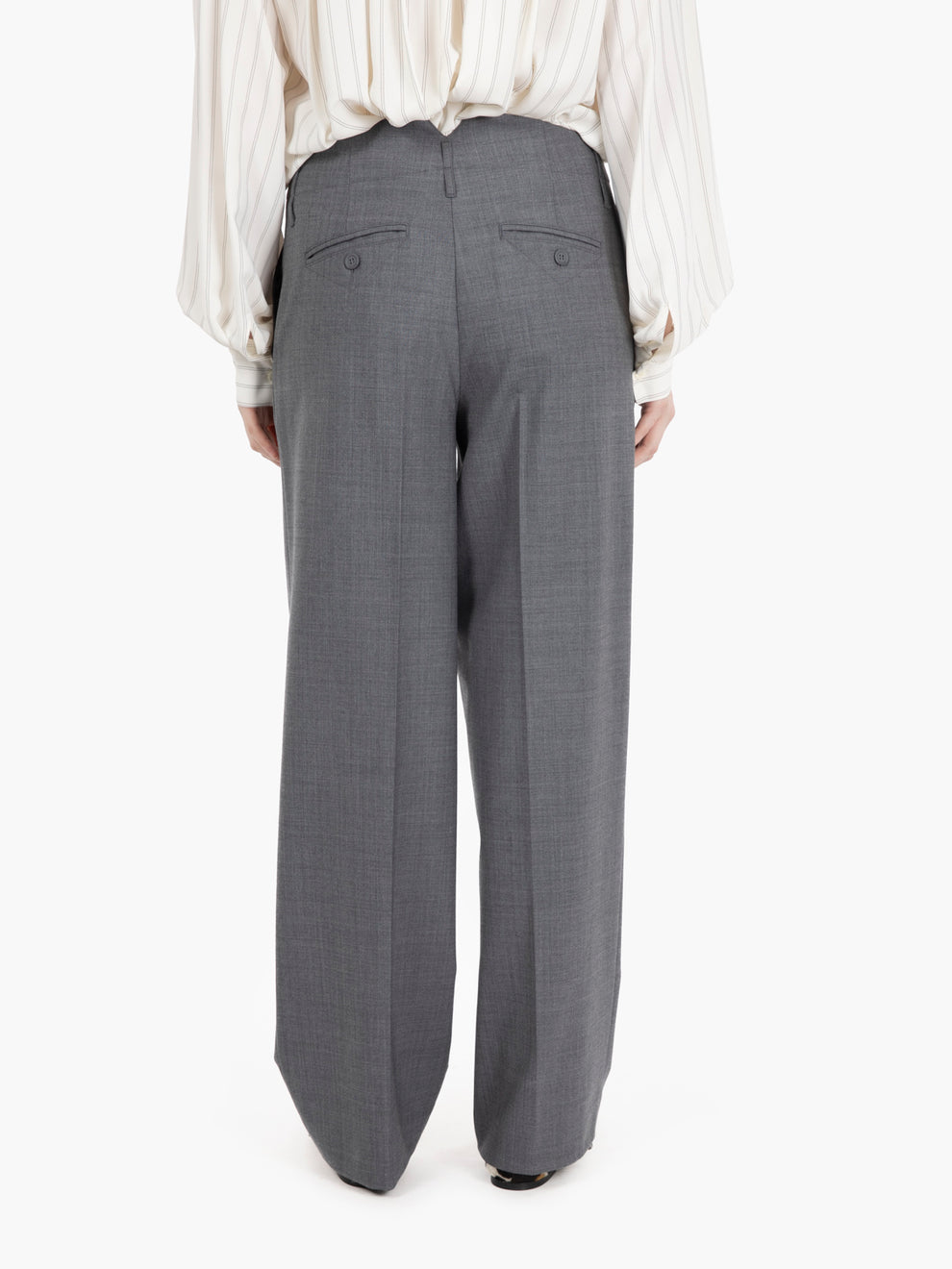 Shelby cool wool trousers in grey