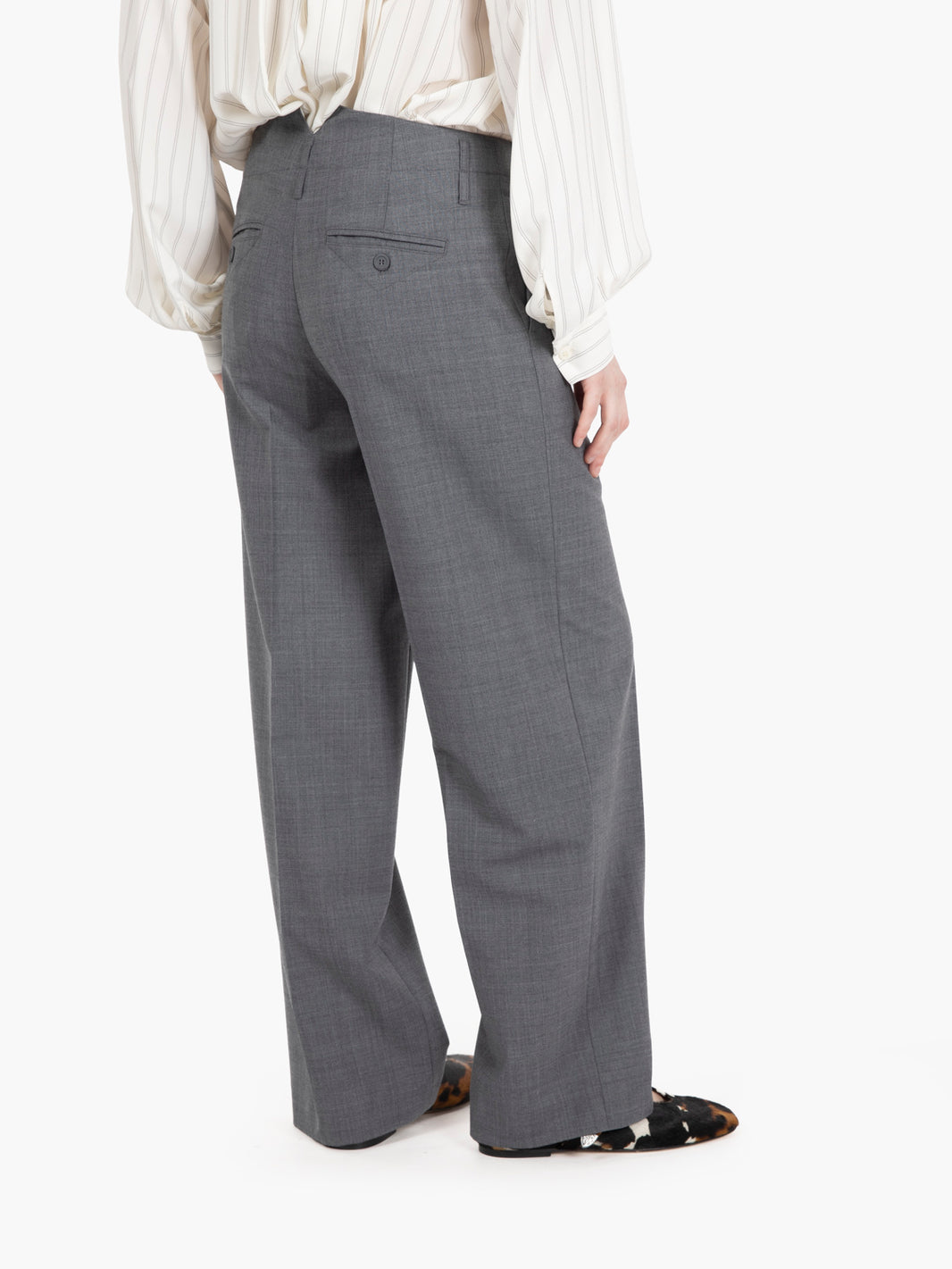 Shelby cool wool trousers in grey