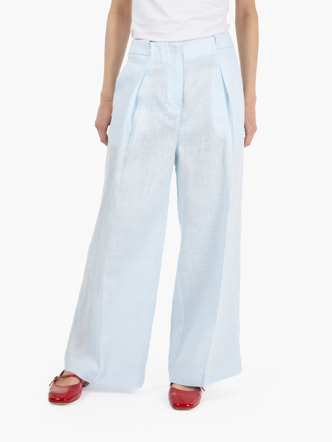 Pantaloni Pureza sky