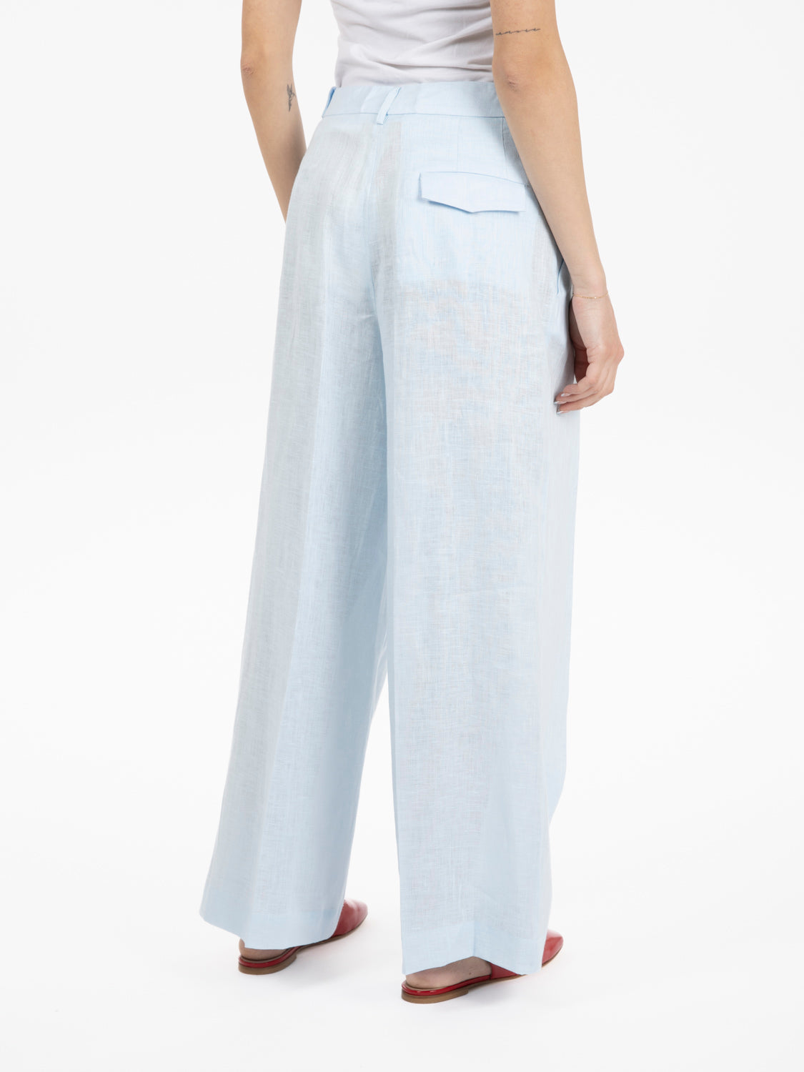 Pantaloni Pureza sky
