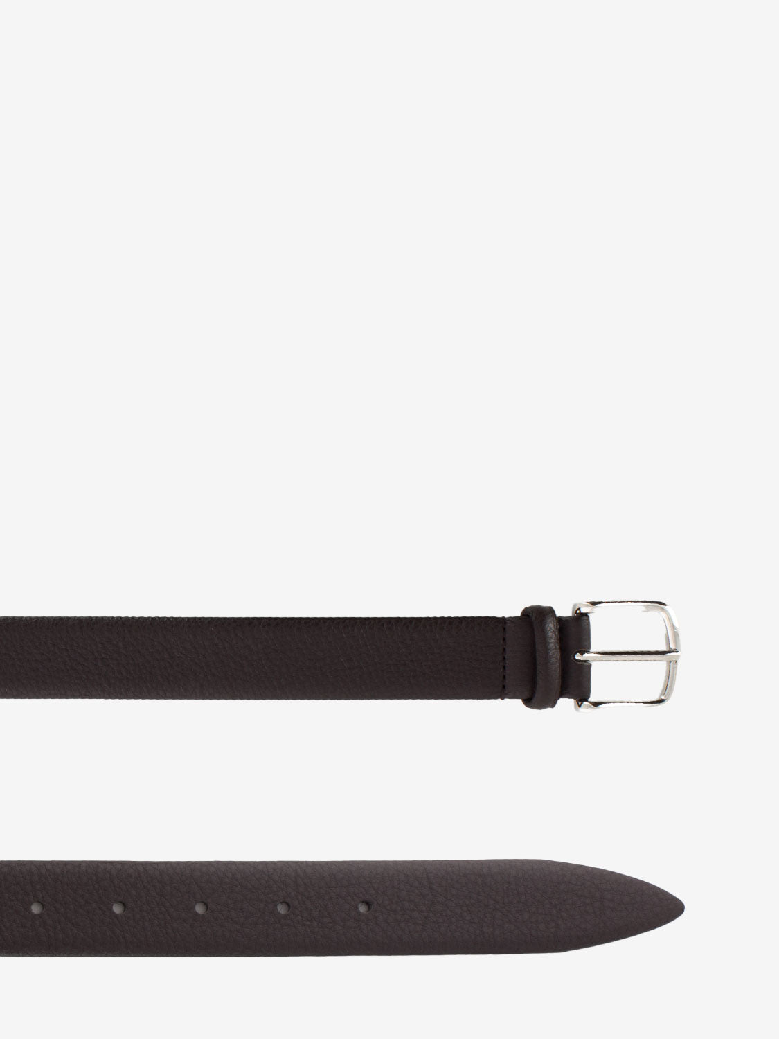 Giunone belt in dark brown leather