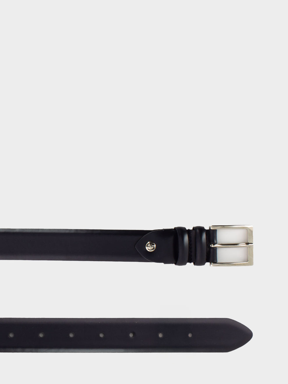 Apollo Blue Leather Belt
