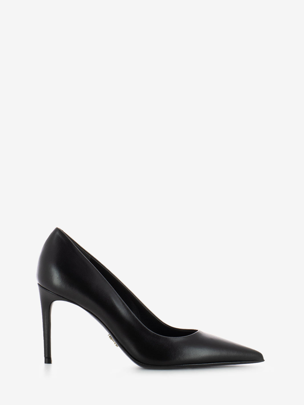 Décolleté Dusy in pelle nero