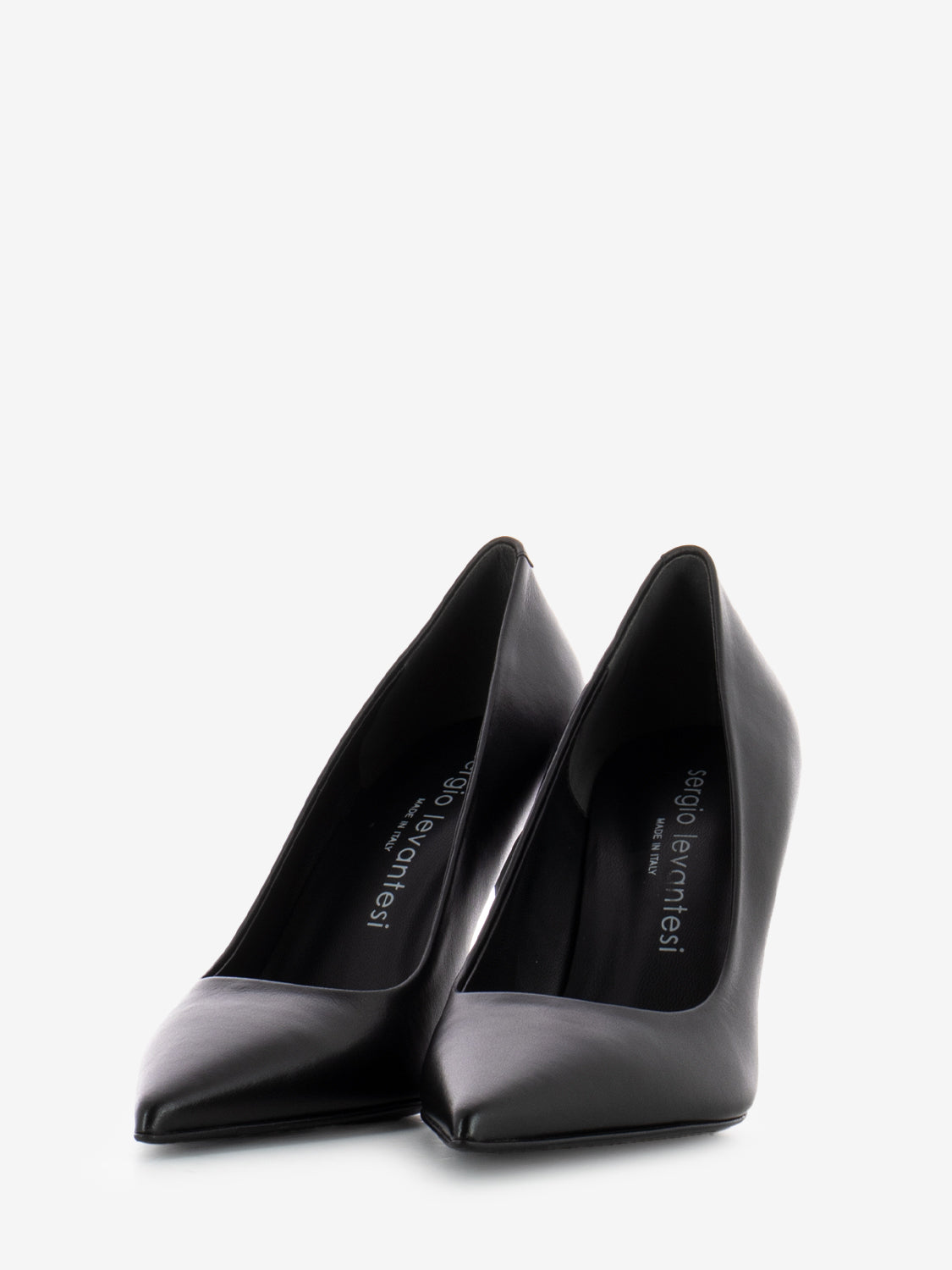 Décolleté Dusy in pelle nero