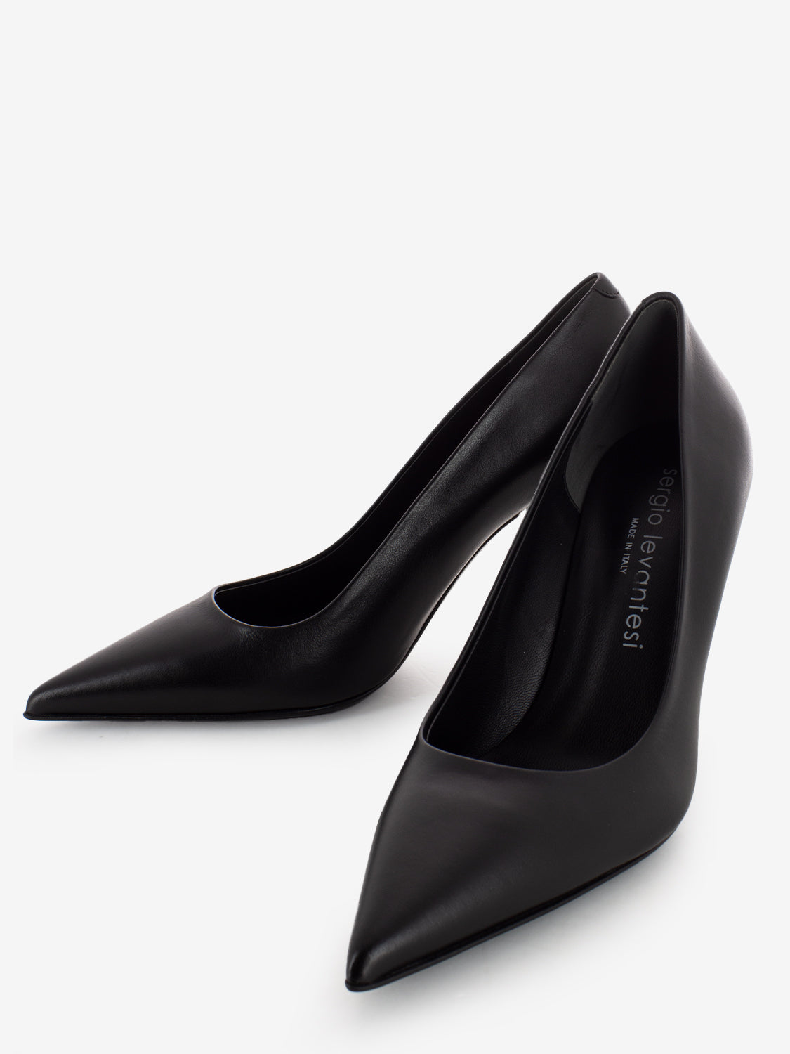 Décolleté Dusy in pelle nero