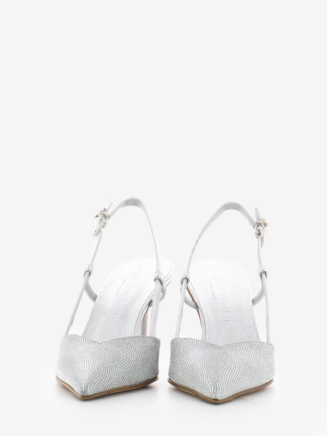 Décolleté Giulia microstar silver