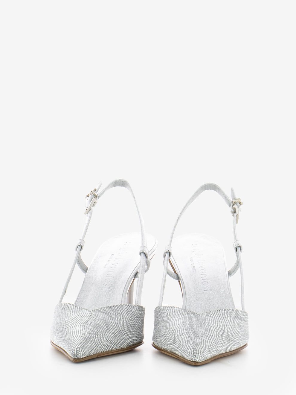 Décolleté Giulia microstar silver