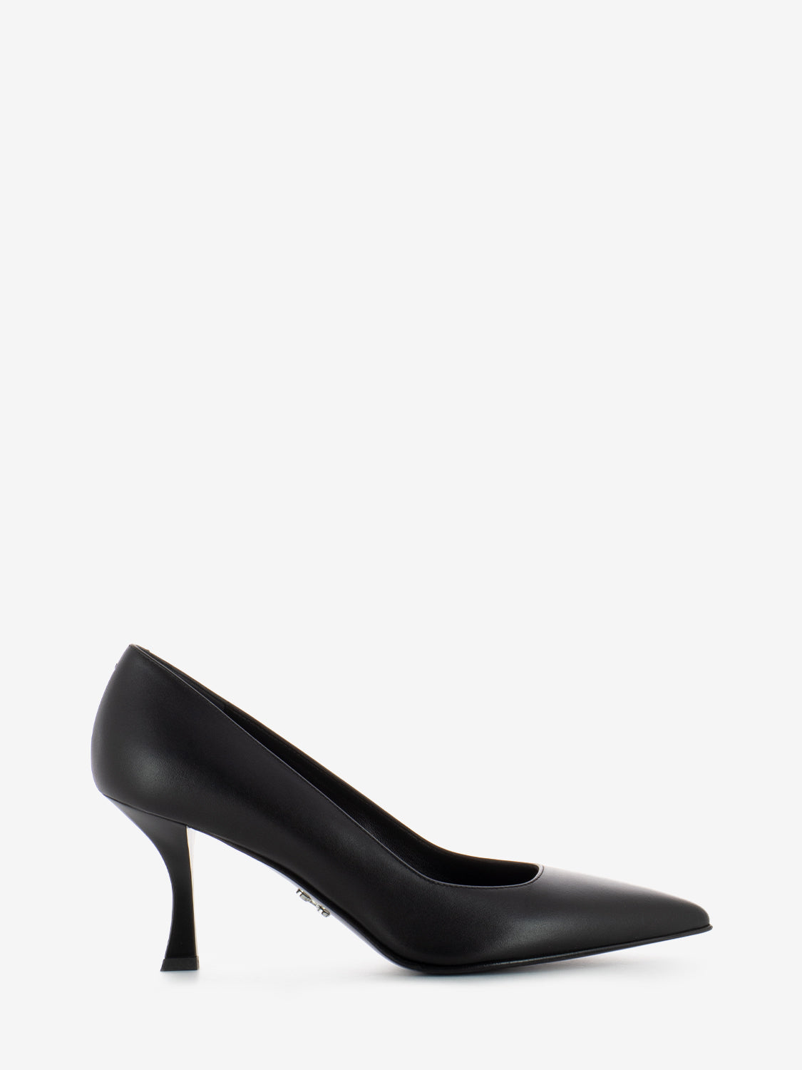 Décolleté Julia in pelle nero