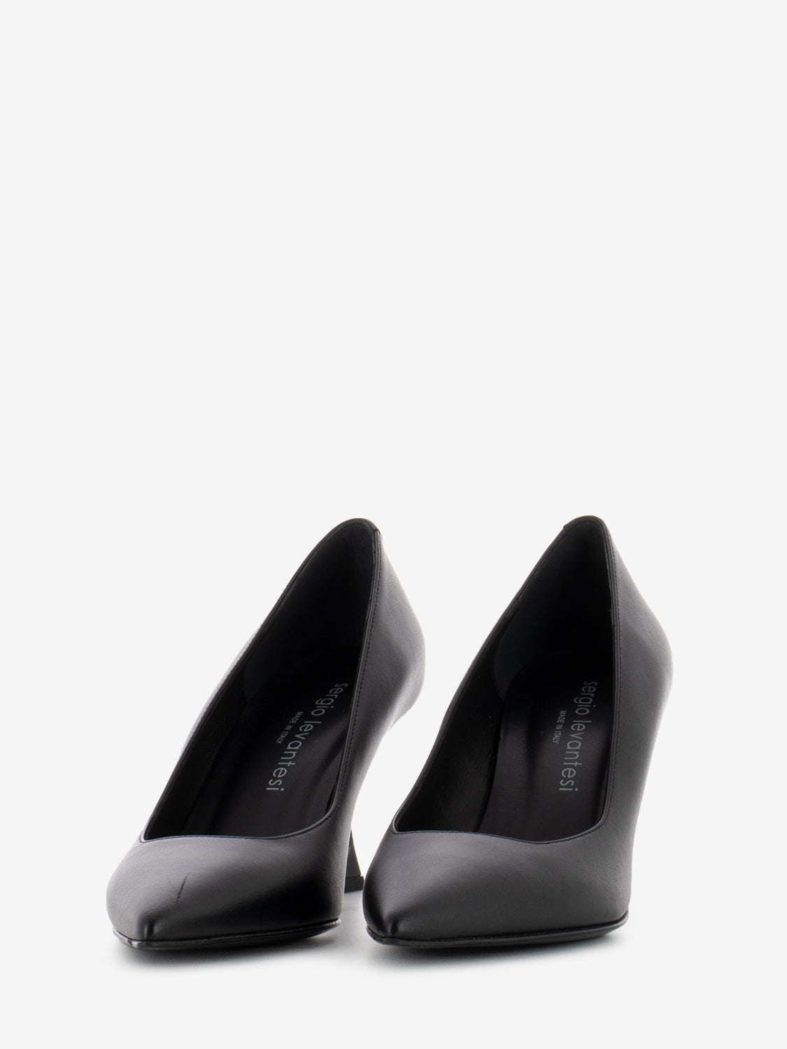 Décolleté Julia in pelle nero