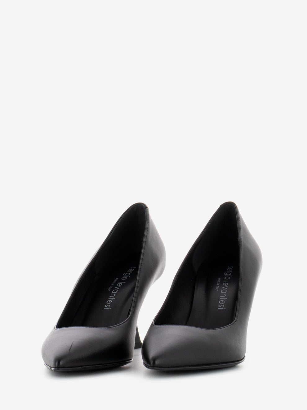 Décolleté Julia in pelle nero