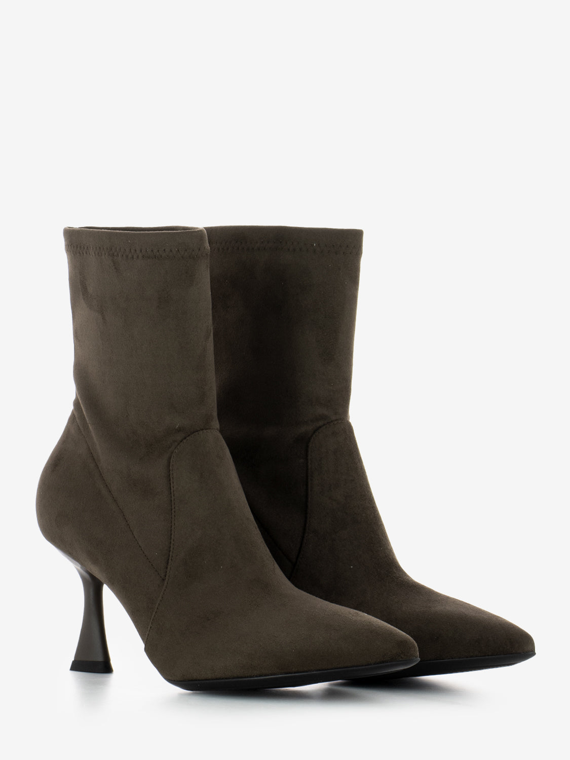 Dalì ankle boots in dark brown suede