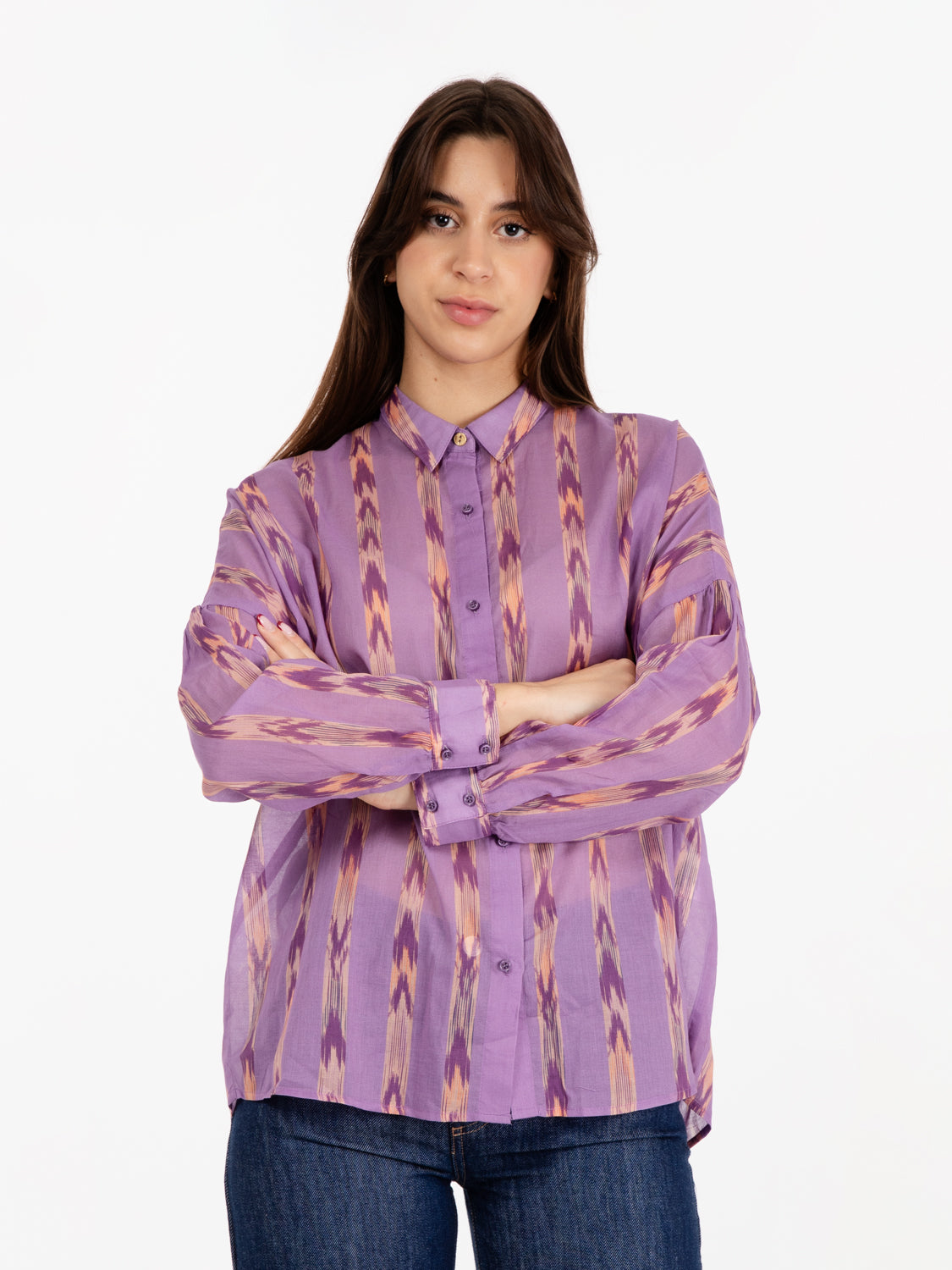 Camicia Hanano Yimo viola