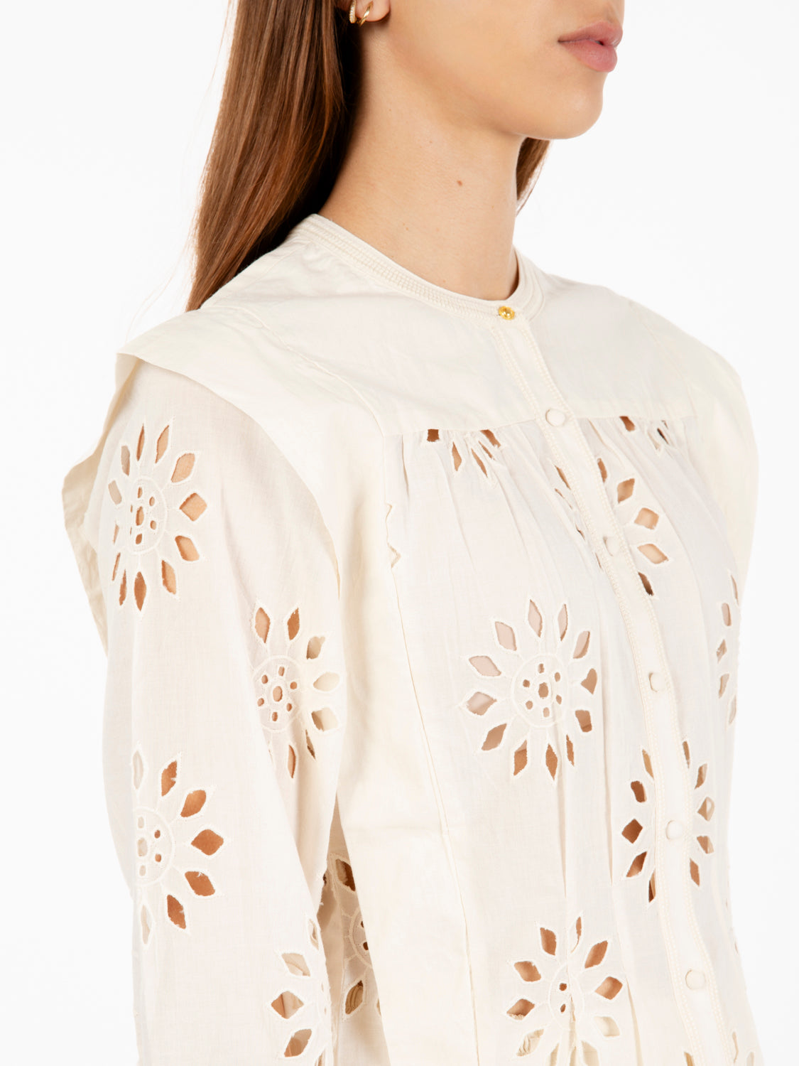Soleia fleur de sel beige shirt