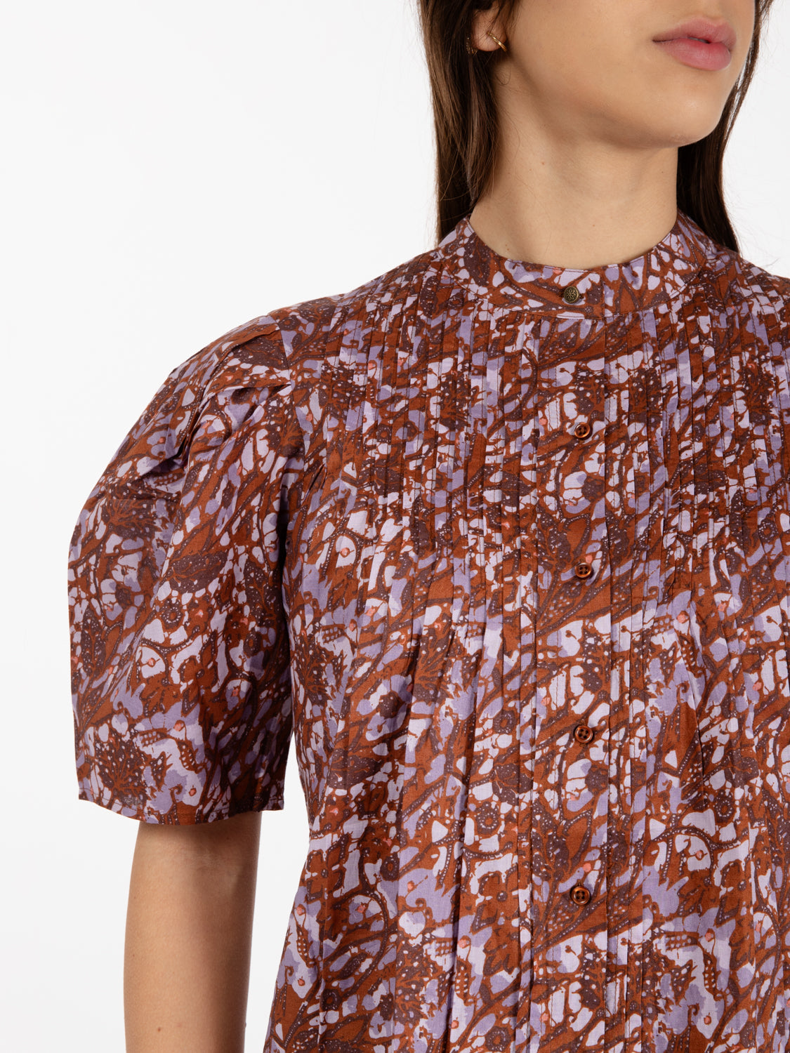 Camicia Virginia Sun Rust Maybell marrone / viola