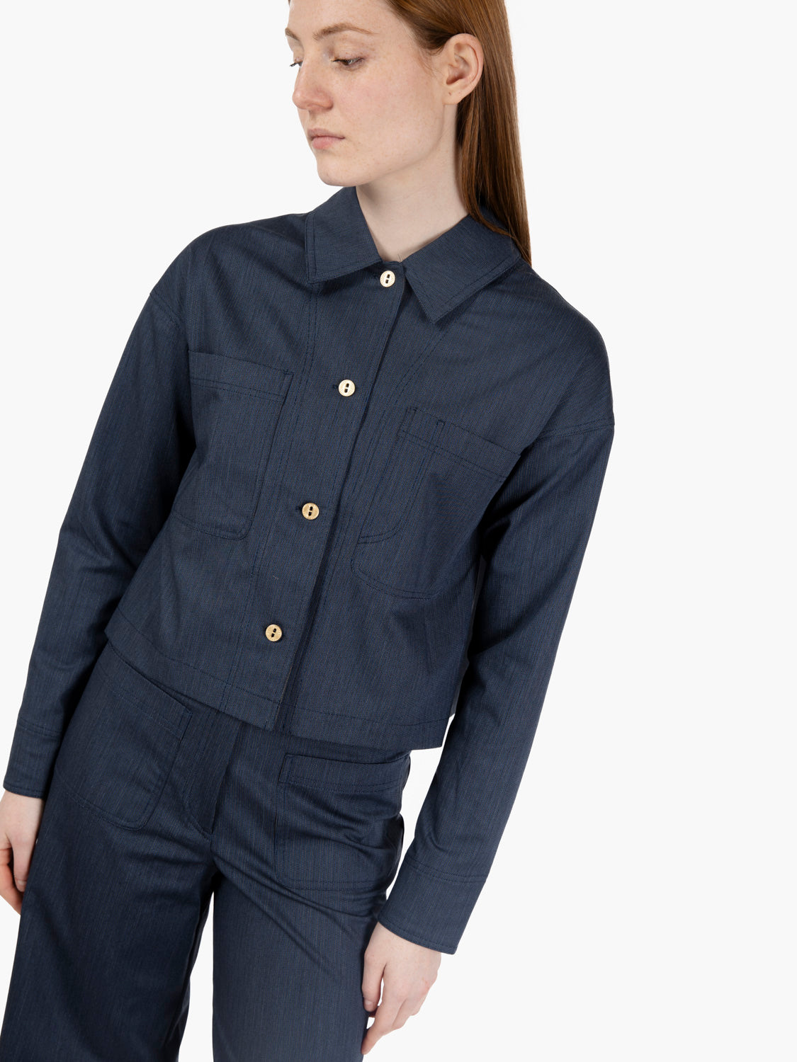 Camicia worker Notterei blue
