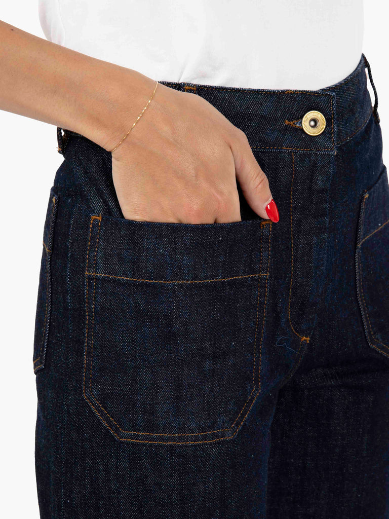 SESSUN - Jeans Seakey O blu scuro