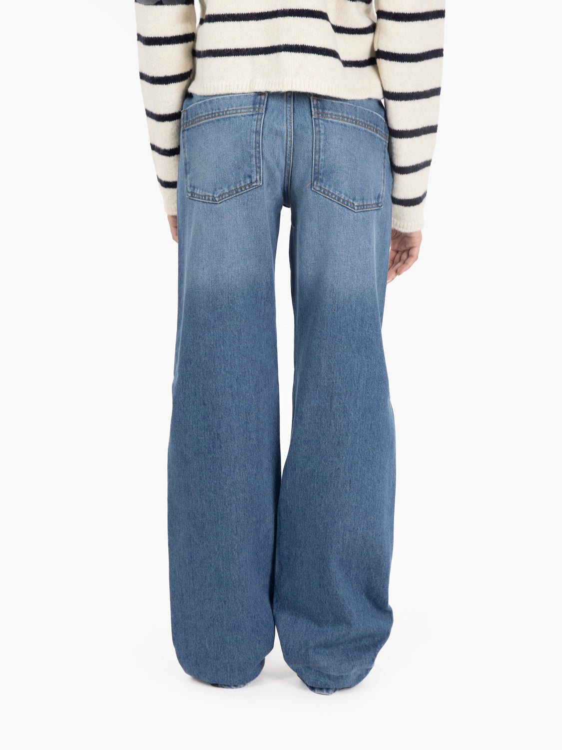 Jeans straight leg stone blue
