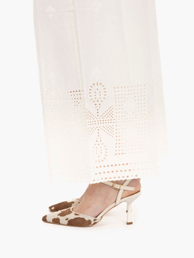 SESSUN - Pantaloni Isla brody fleur de sel
