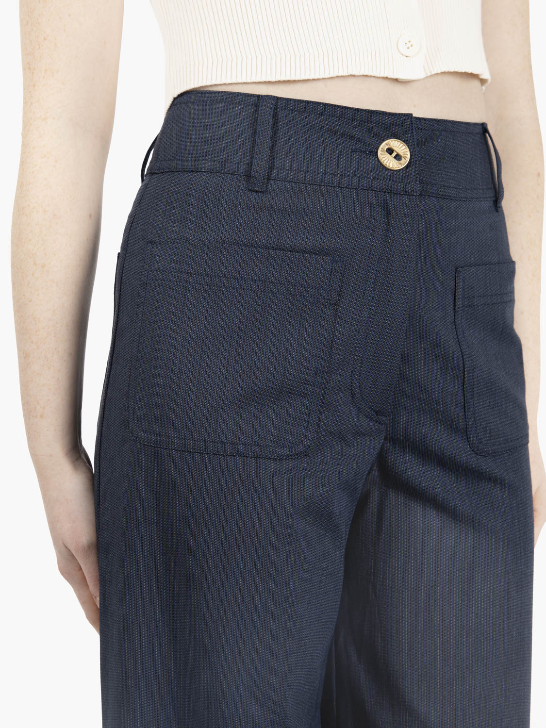 Manhatti worker blue trousers