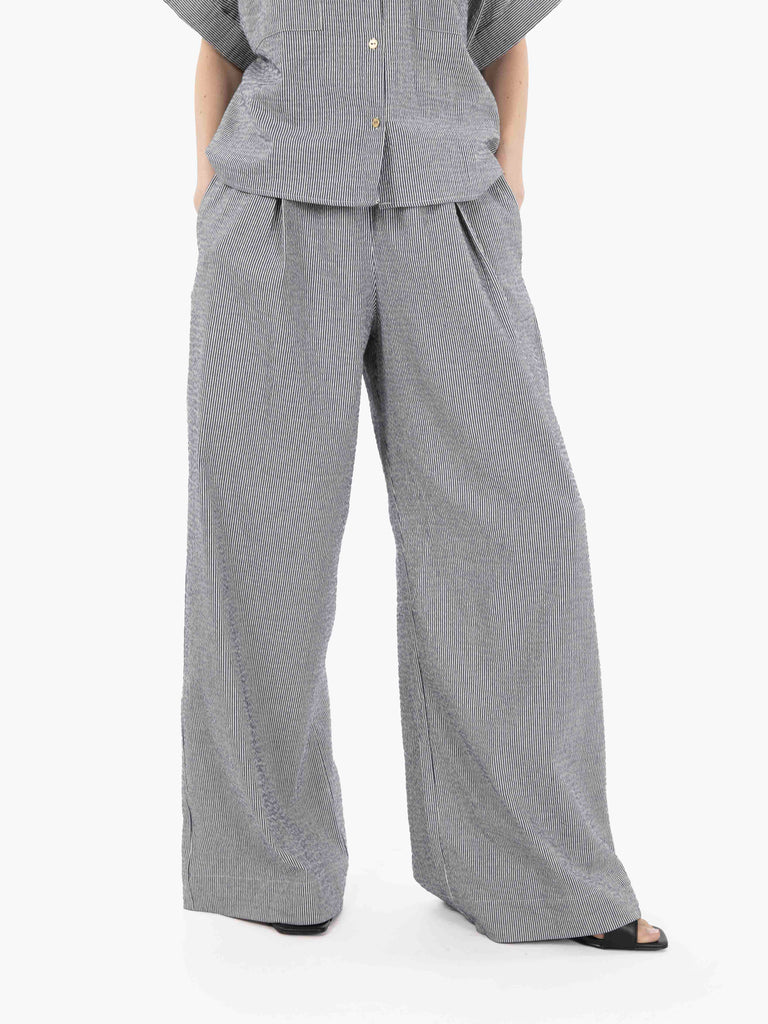 SESSUN - Pantaloni Ridooseer coutil blue