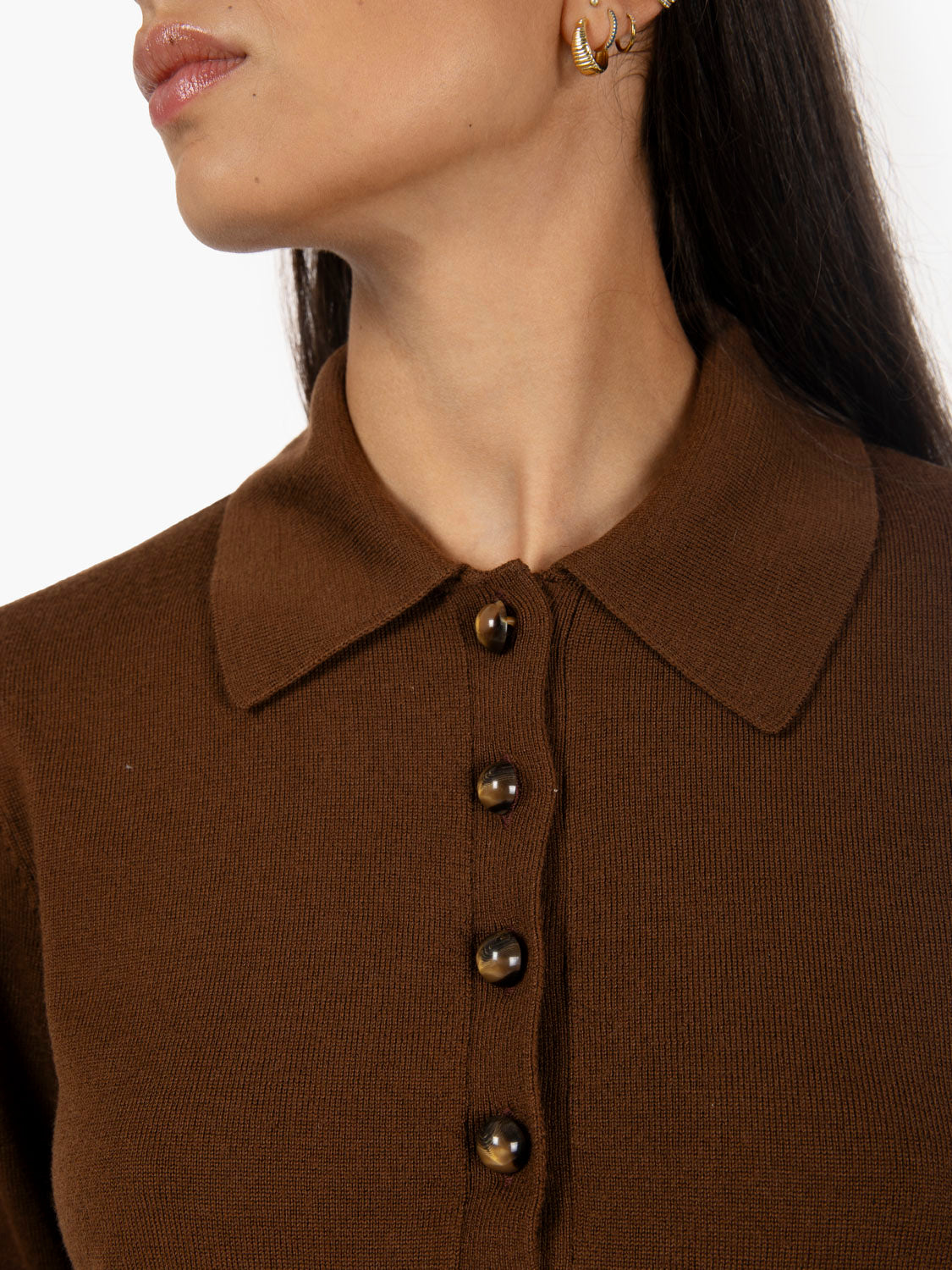 Mustang wool polo shirt