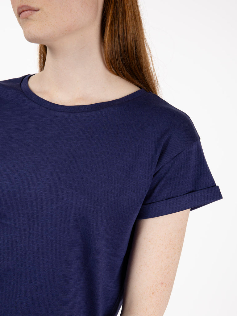 SESSUN - T-shirt Albano blu majolica