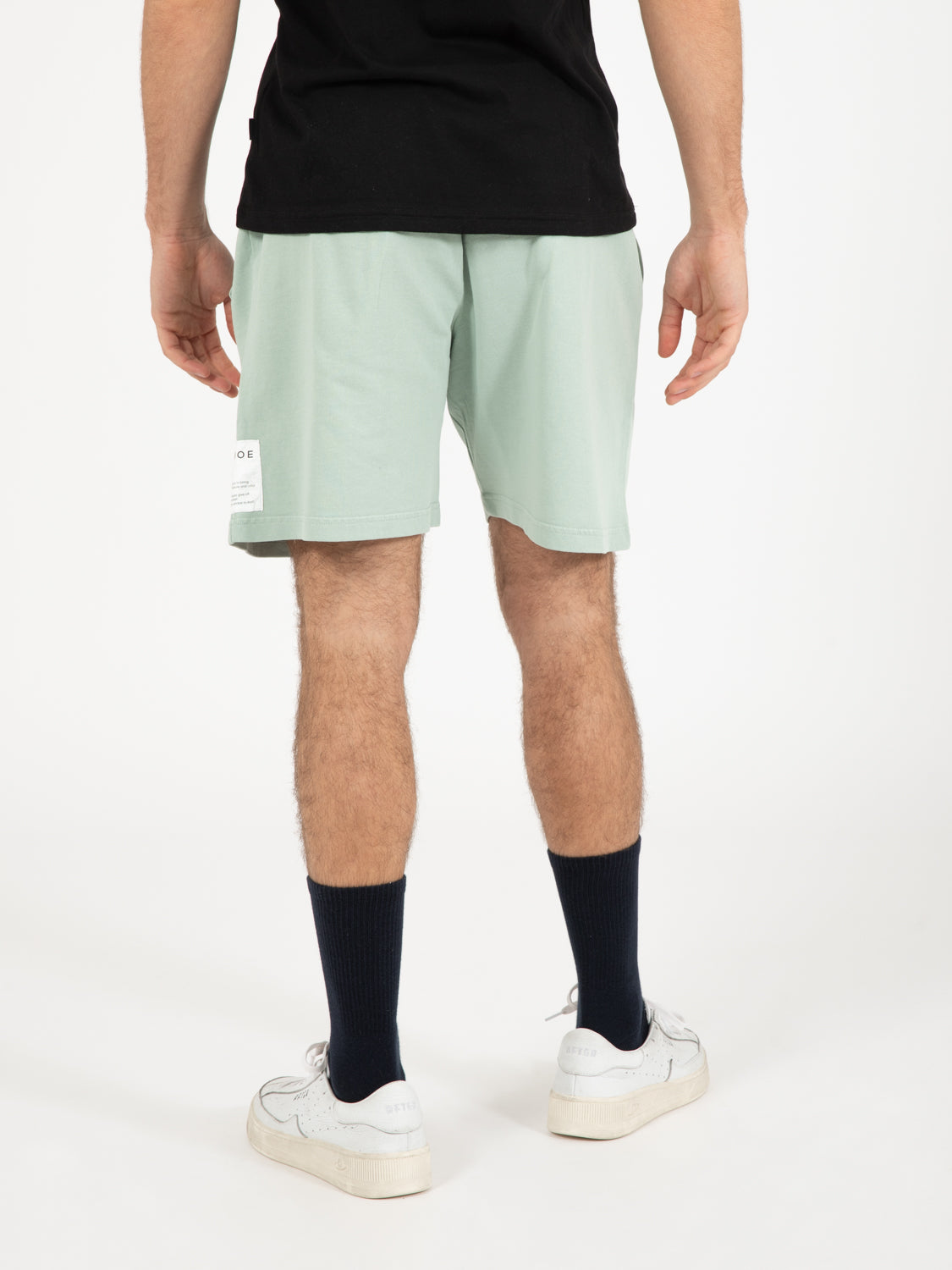 Bermuda Simon garment dyed pale mint