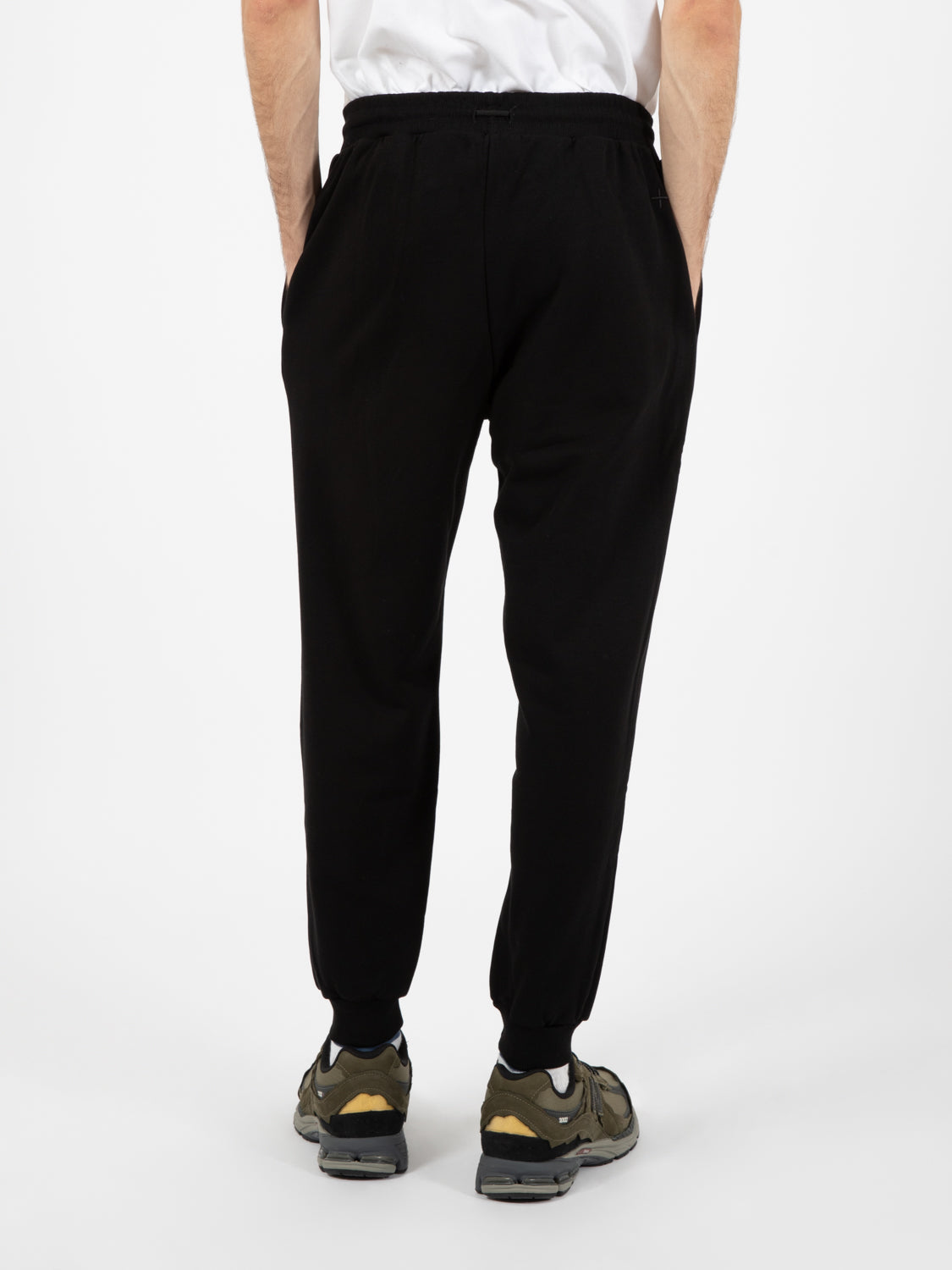 Pantalone jogger in felpa black